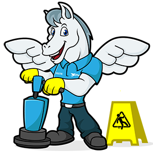 pegasus peaks commercial mascot