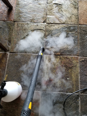 steam cleaning natural stone